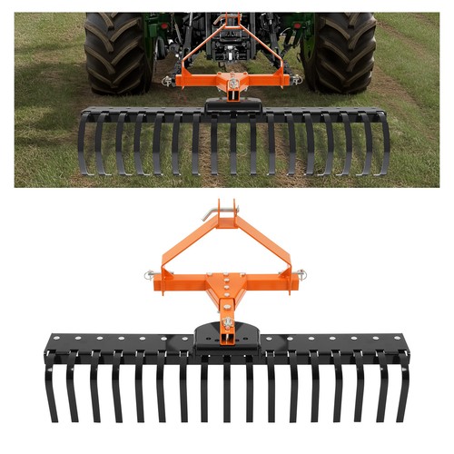 Point landscape rake for - 50", 3-point