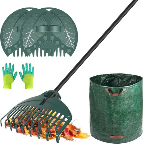 17tines double row garden rake - 17tines,
